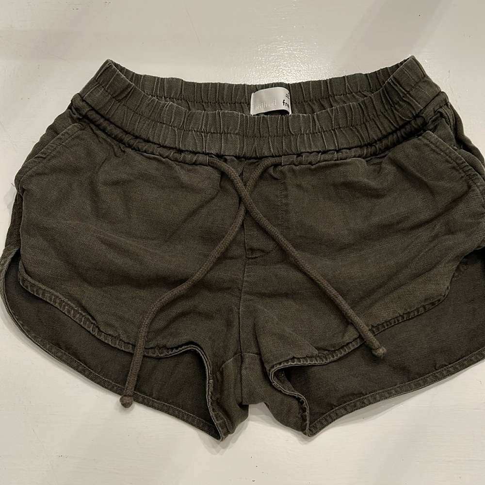 Army green shorts by aritiza